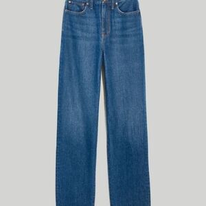 Madewell Baggy Straight Jeans in Dark Worn Indigo Wash Sz 28